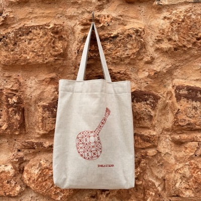 TOTE BAG côr natural - Guitarra Portuguesa