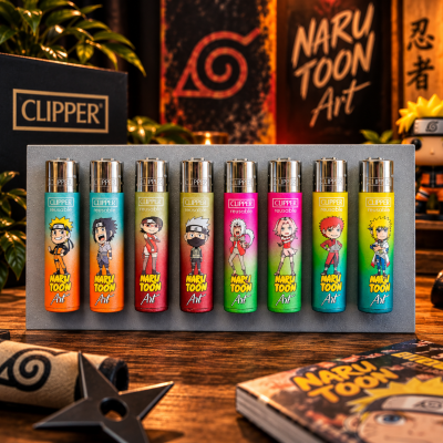 Clipper Naru Toon – Coleção 8 Isqueiros