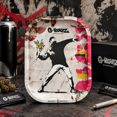 Tabuleiro G-Rollz Banksy's Graffiti – Flower Thrower