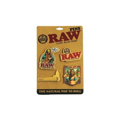 Pins RAW – Pack com 4 Pins