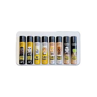 Coleção 8 Isqueiros Clipper Star Wars Baby