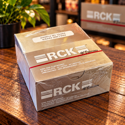 Mortalhas RCK King Size Slim Brown