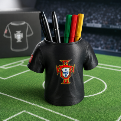 Porta-Canetas Portugal 3D - Edição Futebol