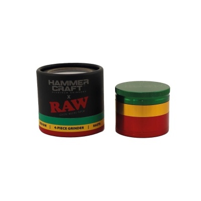 Grinder RAW Hammer Craft Rasta