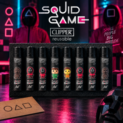 Clipper Squid Game Baby – Coleção 8 Isqueiros