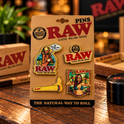 Pins RAW – Pack com 4 Pins