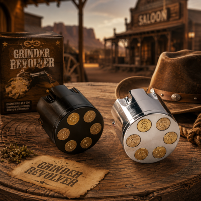 Grinder Revolver Metálico Ø 4 cm