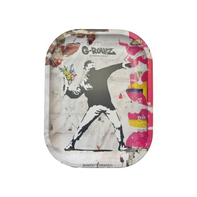 Tabuleiro G-Rollz Banksy's Graffiti – Flower Thrower