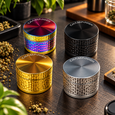 Grinder Champ High Alumínio 52mm – 4 Partes