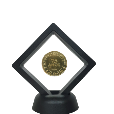 Moeda Oficial Comemorativa dos 75 Anos da Estrada Nacional  2 c/ mini moldura