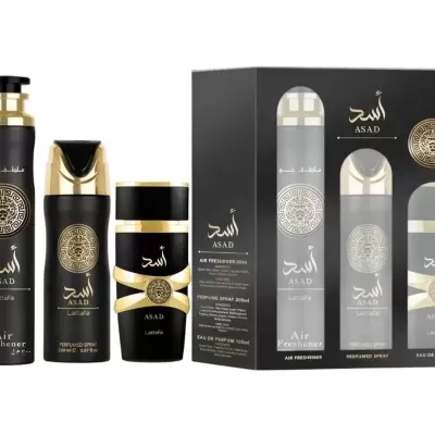 Conjunto Lataffa ASAD 100 ml + Deo 200 ml + purificador de ar 300 ml