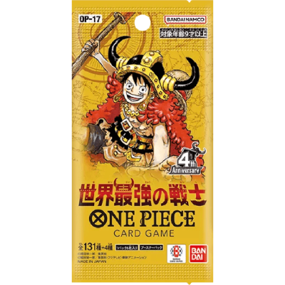 OP17 The World's Strongest Warriors Booster JP