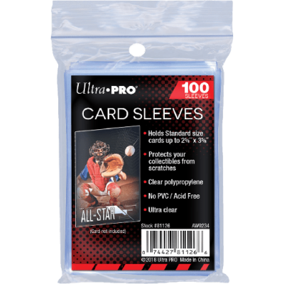 UP - 2-1/2" x 3-1/2" Penny Sleeves (100 Pieces)
