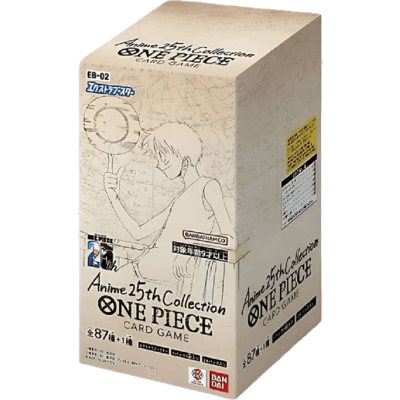 One Piece EB-02 Anime 25th Collection Japanese booster Box