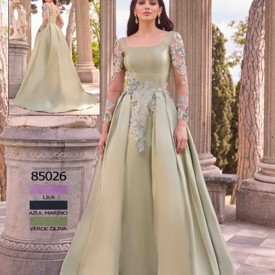 X&M - VESTIDO COM MANGAS TRANSPARENTES