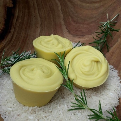 Sabão sólido para cabelo - Arroz e Alecrim