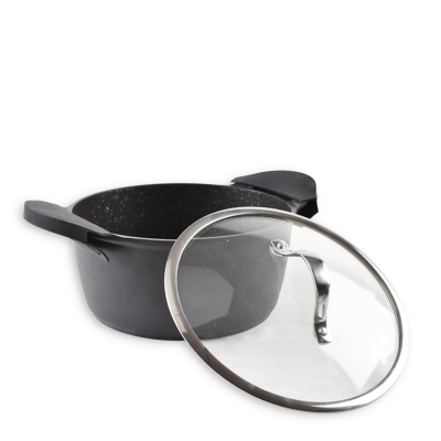 Caçarola Alumínio com Tampa Vidro