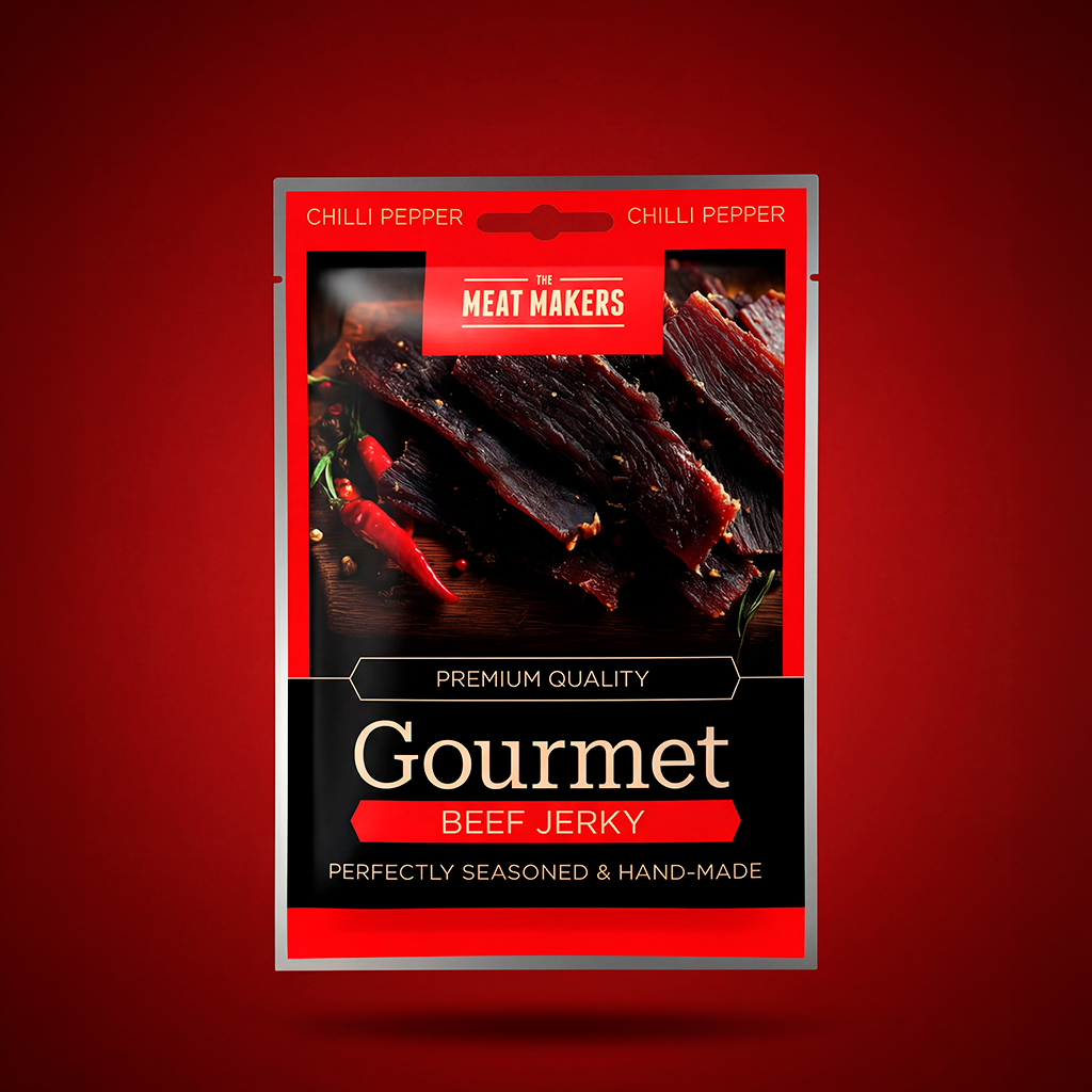 CHILLI PEPPER | GOURMET BEEF JERKY 50G CHILLI PEPPER | GOURMET BEEF JERKY 50G