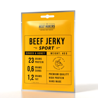 GINGER & HONEY | SPORT BEEF JERKY 40g