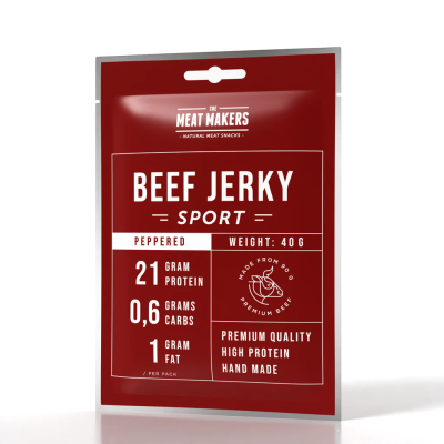 PEPPERED | SPORT BEEF JERKY 40g