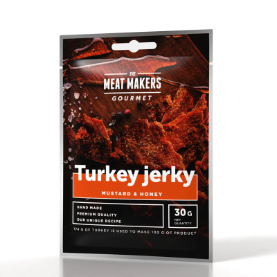 HONEY MUSTARD | GOURMET TURKEY JERKY 30g