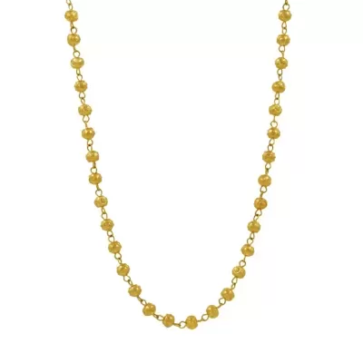 Colar Contas de Viana Ouro 800