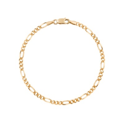 Pulseira 3+1 Ouro 800