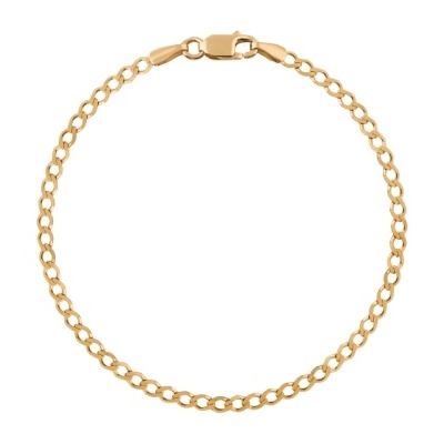 Pulseira Barbela Ouro 800