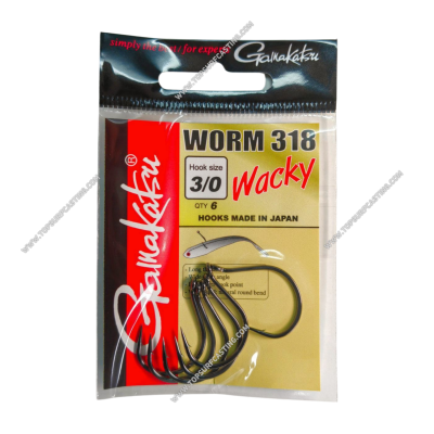 Gamakatsu WORM 318 WACKY (ct.6)