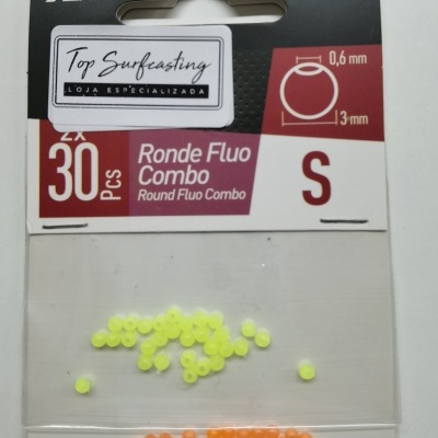 Daiwa Kit Pérolas Redondas Fluo 3mm