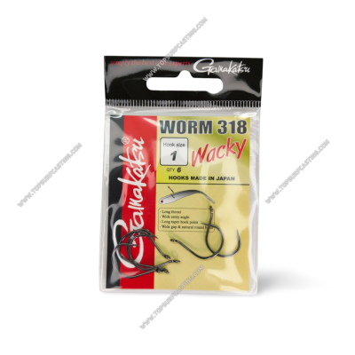 Gamakatsu WORM 318 WACKY (ct.6)