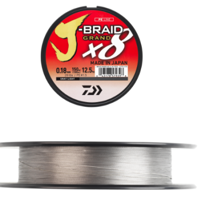 Daiwa J-Braid Grand X8 275m Cinzento Multifilamento