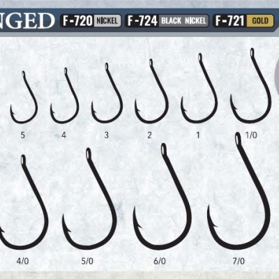 Anzol Sasame F-724 Chinu Rg Blk