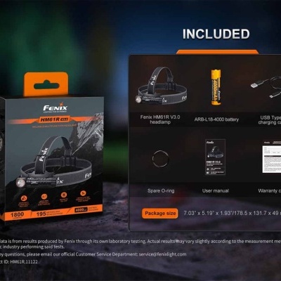 Lanterna Fenix HM61R V3.0