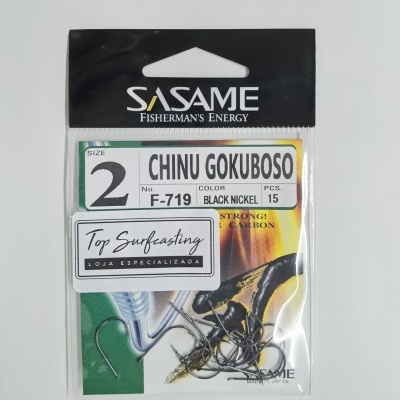 Anzol Sasame F-719 Chinu GK Black