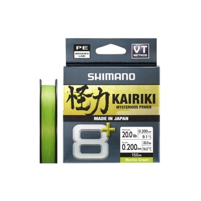 Shimano Kairiki 8+ 300m Multifilamento Verde Shimano Kairiki 8+ 300m Multifilamento Verde