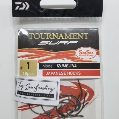 Anzóis Tournament Hook Surf SaqSas Izumejina