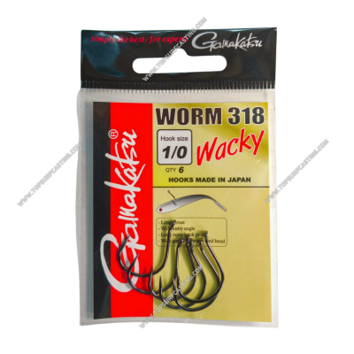 Gamakatsu WORM 318 WACKY (ct.6)