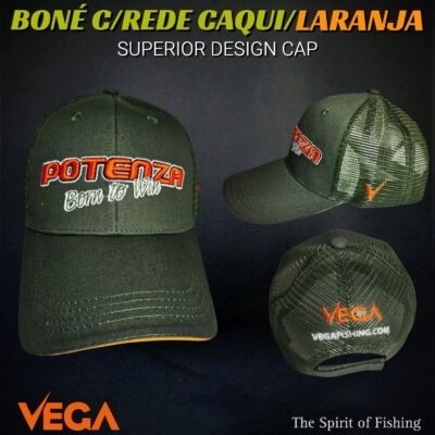 Boné Rede Vega Potenza Verde/Laranja