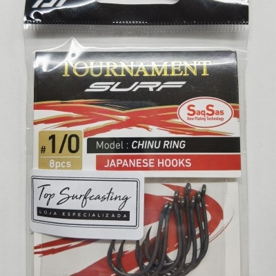 Anzóis Tournament Hook Surf SaqSas Chinu Ring