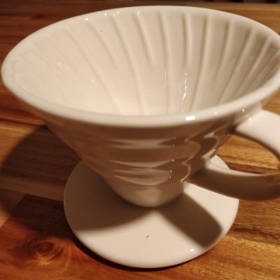 Porta filtro V60-2 em cerâmica