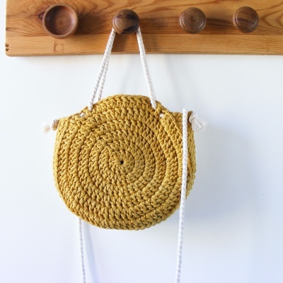 Mala de crochet Romã