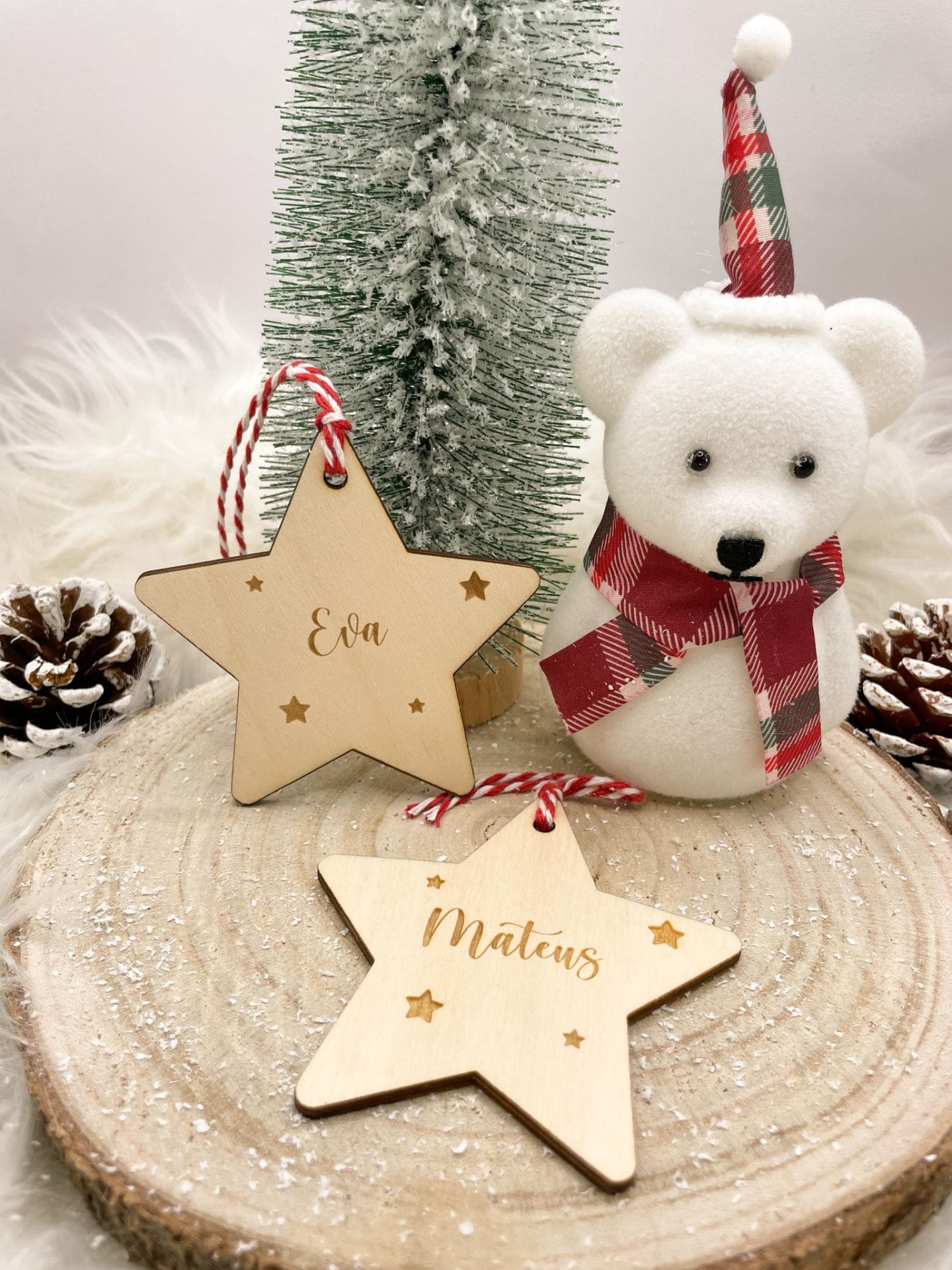 &#x2B50;&#x20;Estrela&#x20;de&#x20;Natal&#x20;Personalizada&#x20;com&#x20;Nome