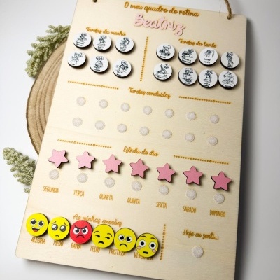 🧒 Quadro de Rotina Infantil