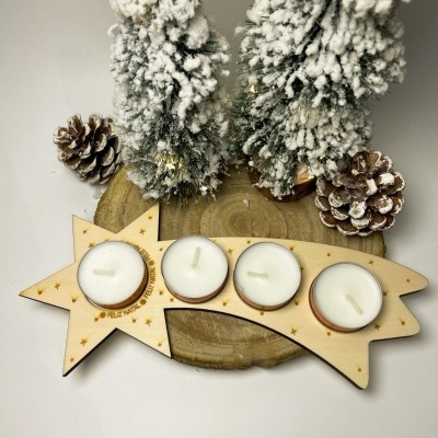 Suporte&#x20;de&#x20;velas&#x20;-&#x20;Estrelas&#x20;de&#x20;Natal