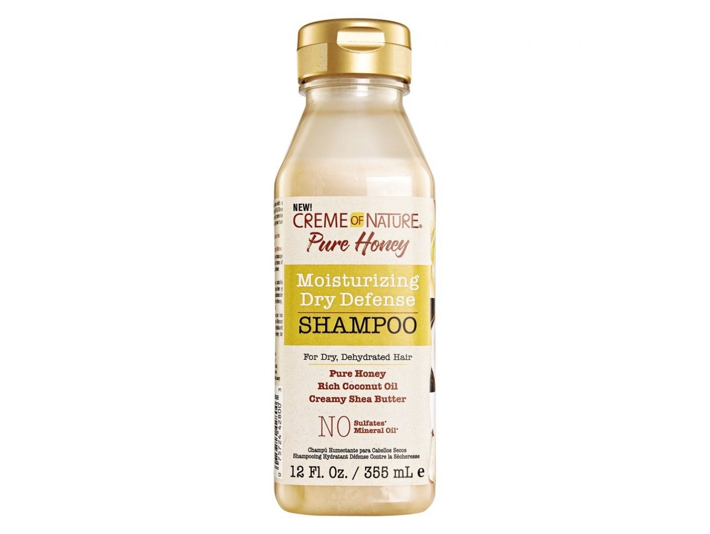 Shampoo  CREME OF NATURE Pure Honey Moist. Dry Defense (12oz/355 ml)