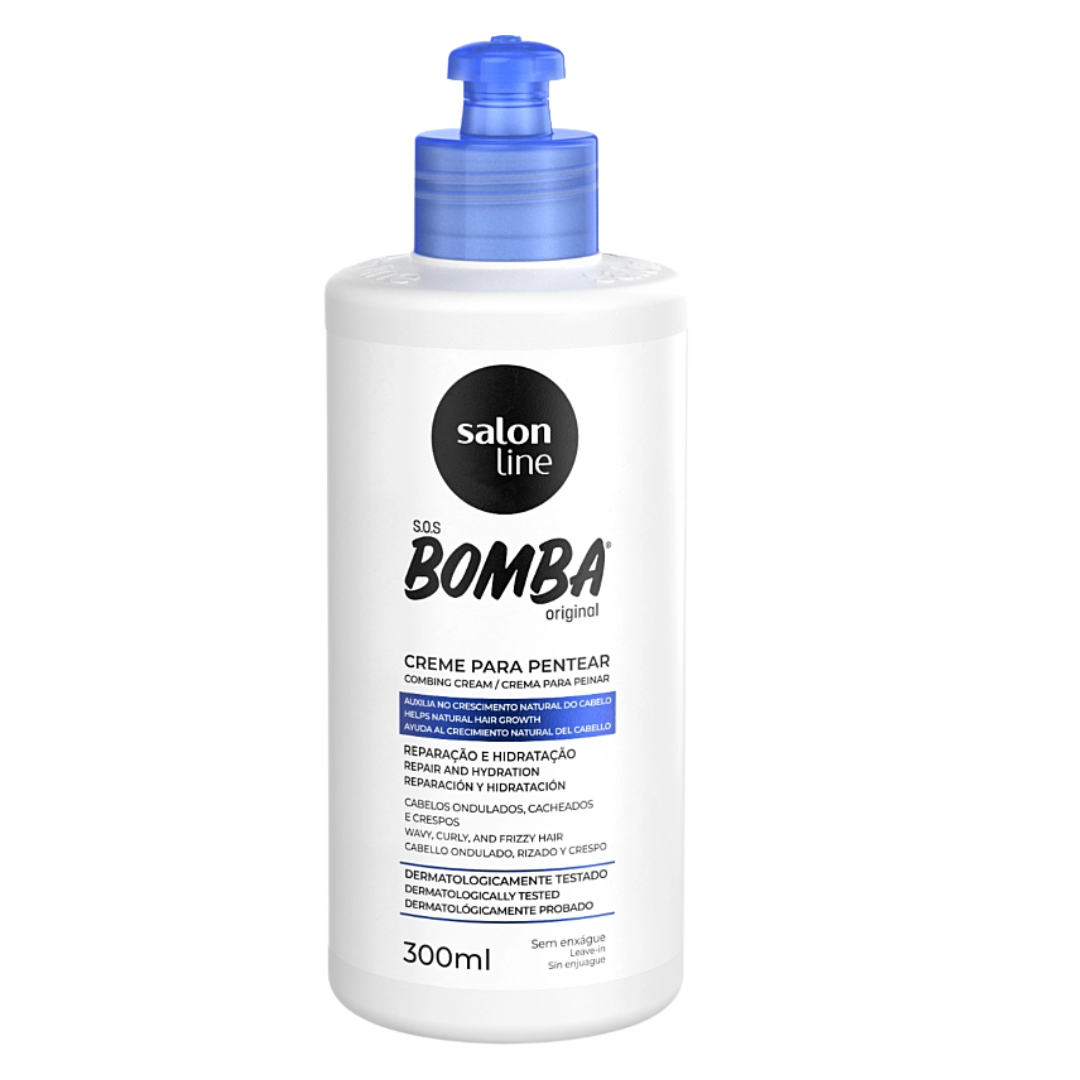 Sos Salon Line Bomba Creme Pentear  Original 300Ml