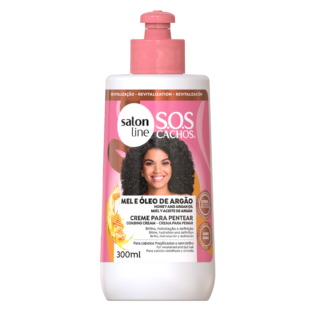 Sos Creme Pentear Mel Cachos Intensos 300Ml