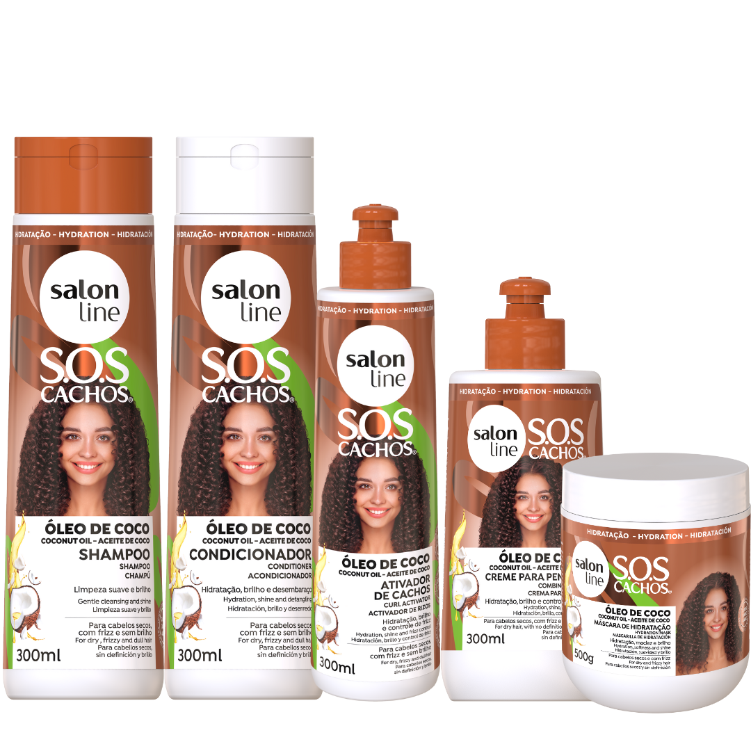 Kit SOS Salon Line Óleo de Coco