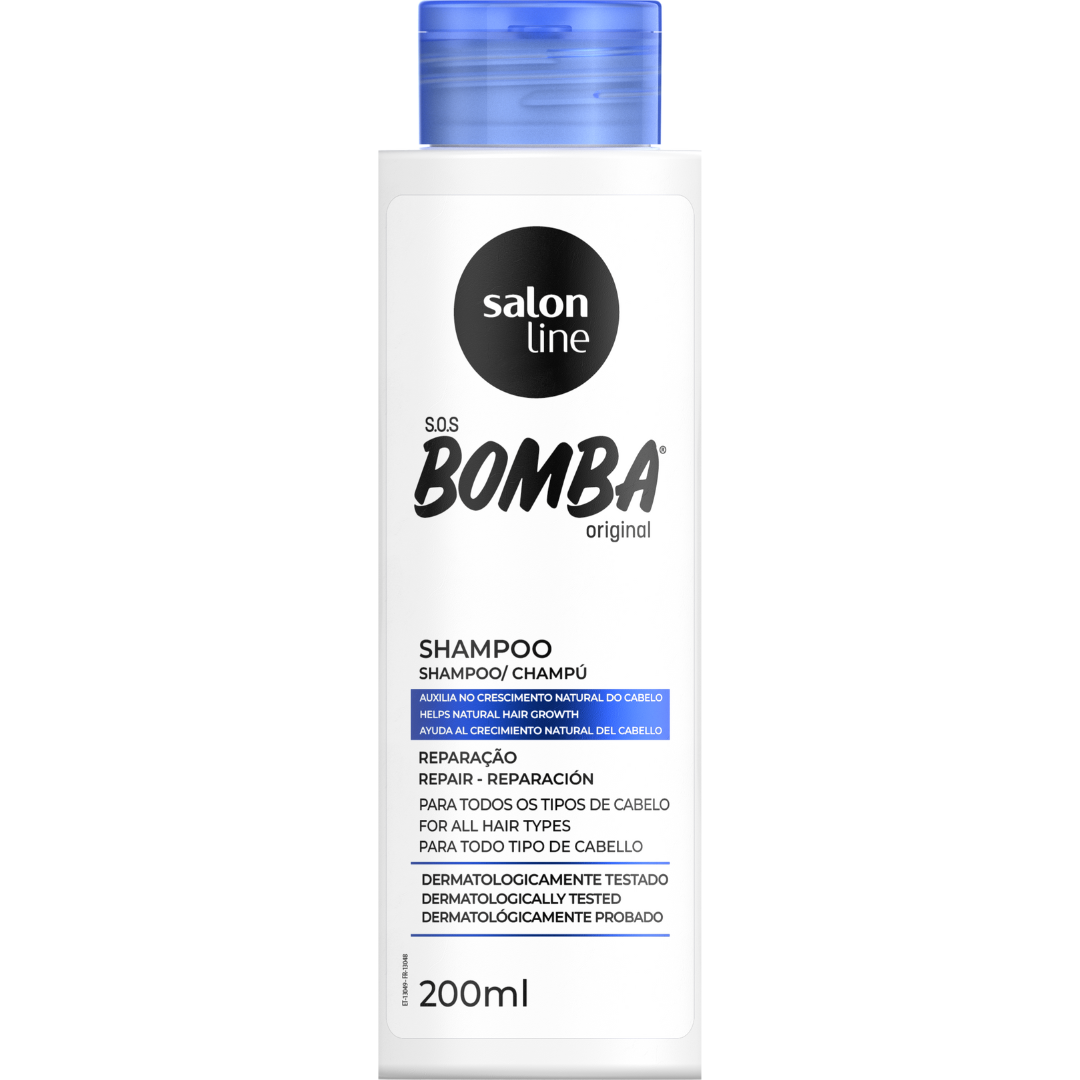 Shampoo SOS Bomba Antiqueda Salon Line